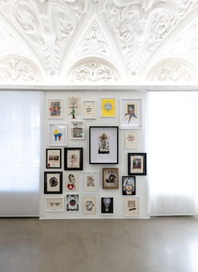 Installation View - a Digital Graphics and Cartoon Artowrk by zenita komad